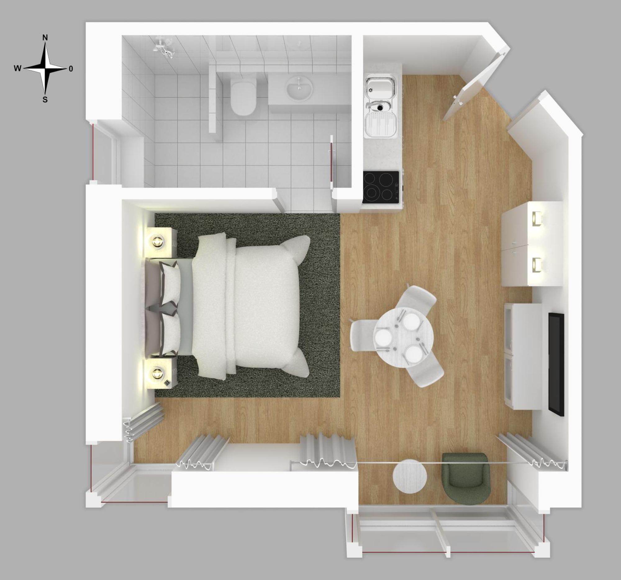 Moderne Neue Apartments Zum Wohlfuehlen Im Boardinghouse Bed & Butter Hasbergen Exterior photo